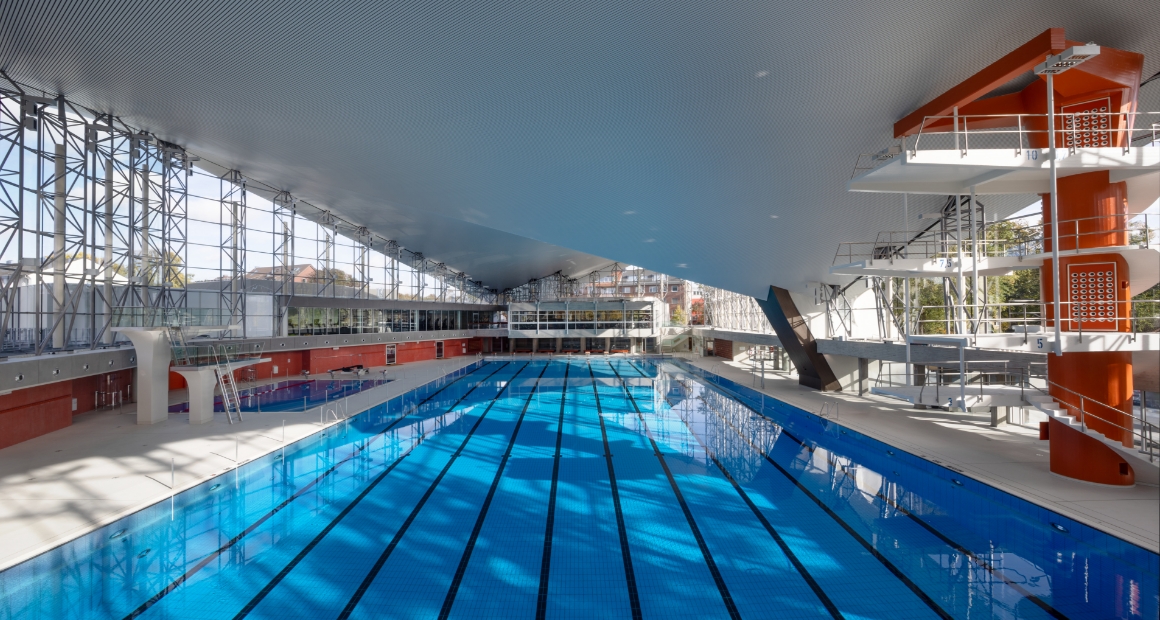 50-Meter-Becken in der Alsterschwimmhalle