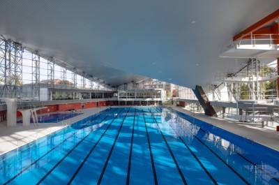 50-Meter-Becken in der Alsterschwimmhalle