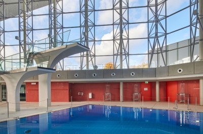 Sprungturm in der Alsterschwimmhalle