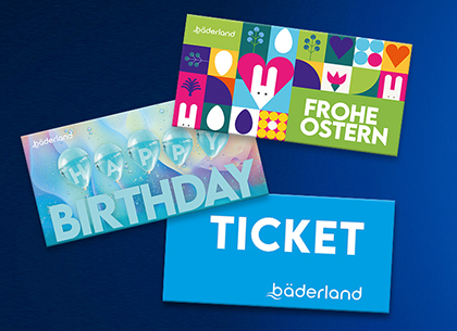 Bäderland Gutscheine für Geburtstag und Feiertage